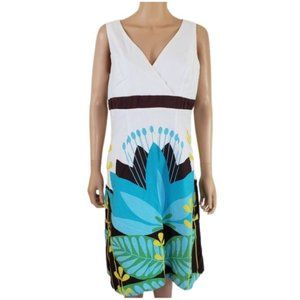 dby Floral Print Sleeveless Cotton Dress Size 12